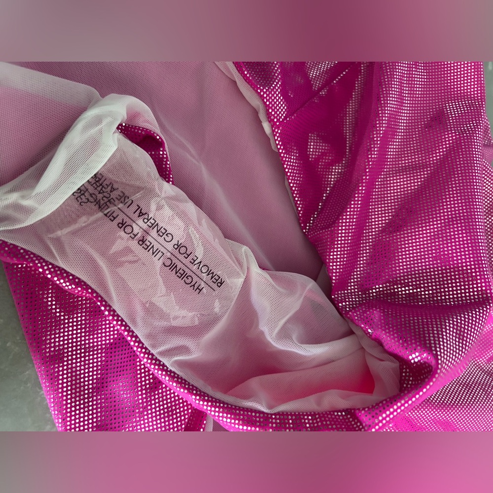 Torrid High Rise Foil Flat Front Swim Bottom - Picture 6 of 7